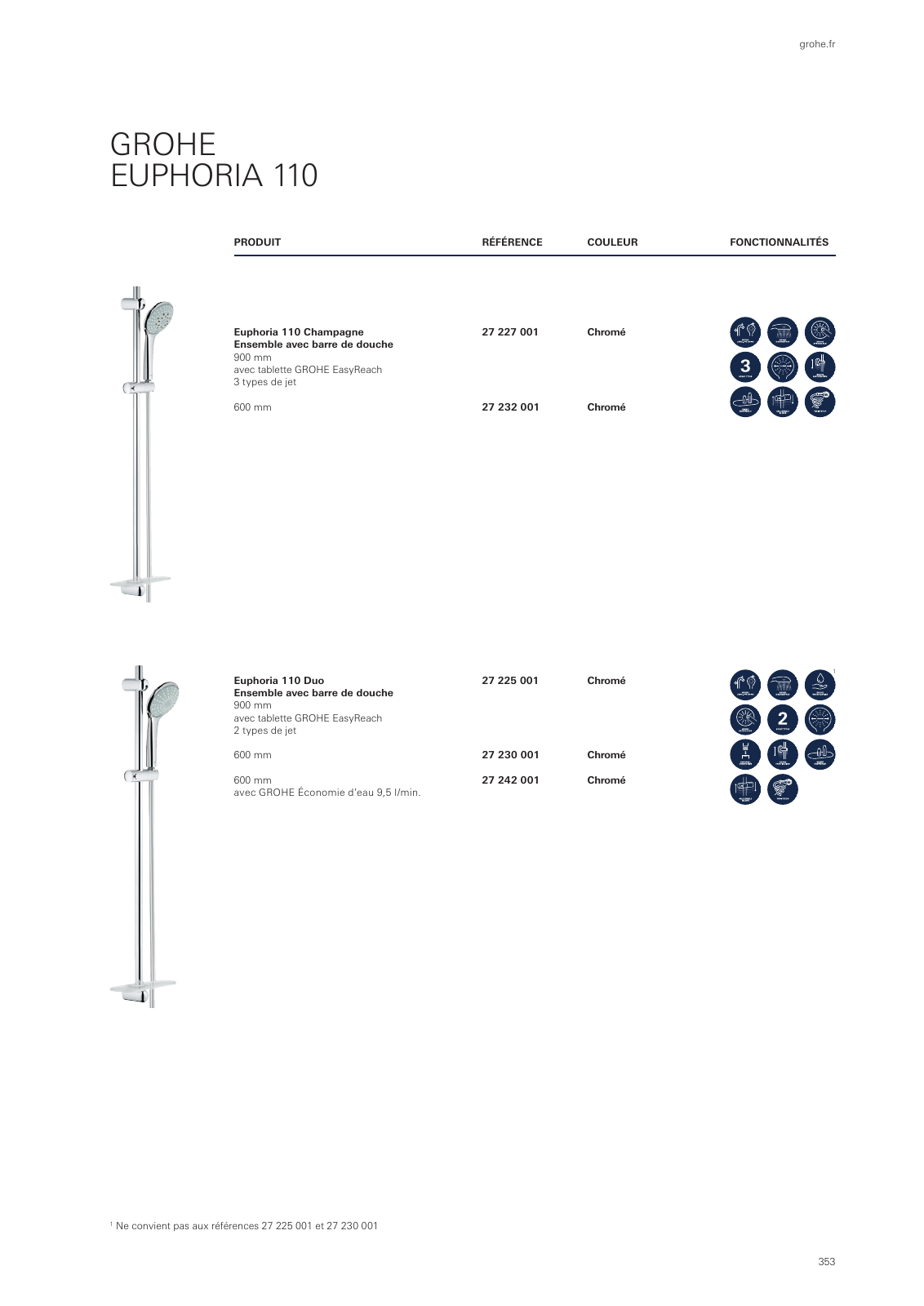 Vorschau GROHE-Bath-Brochure_fr-fr Seite 357