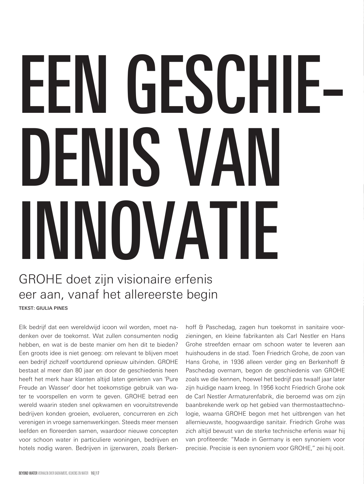 Vorschau GROHE-BW-Magazine-1_nl-be Seite 16