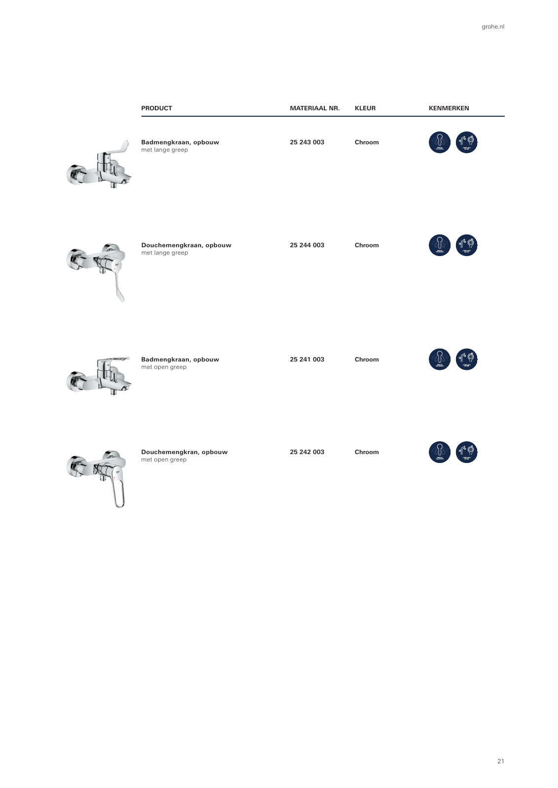 Vorschau GROHE-Eurosmart-Brochure_nl-nl Seite 21