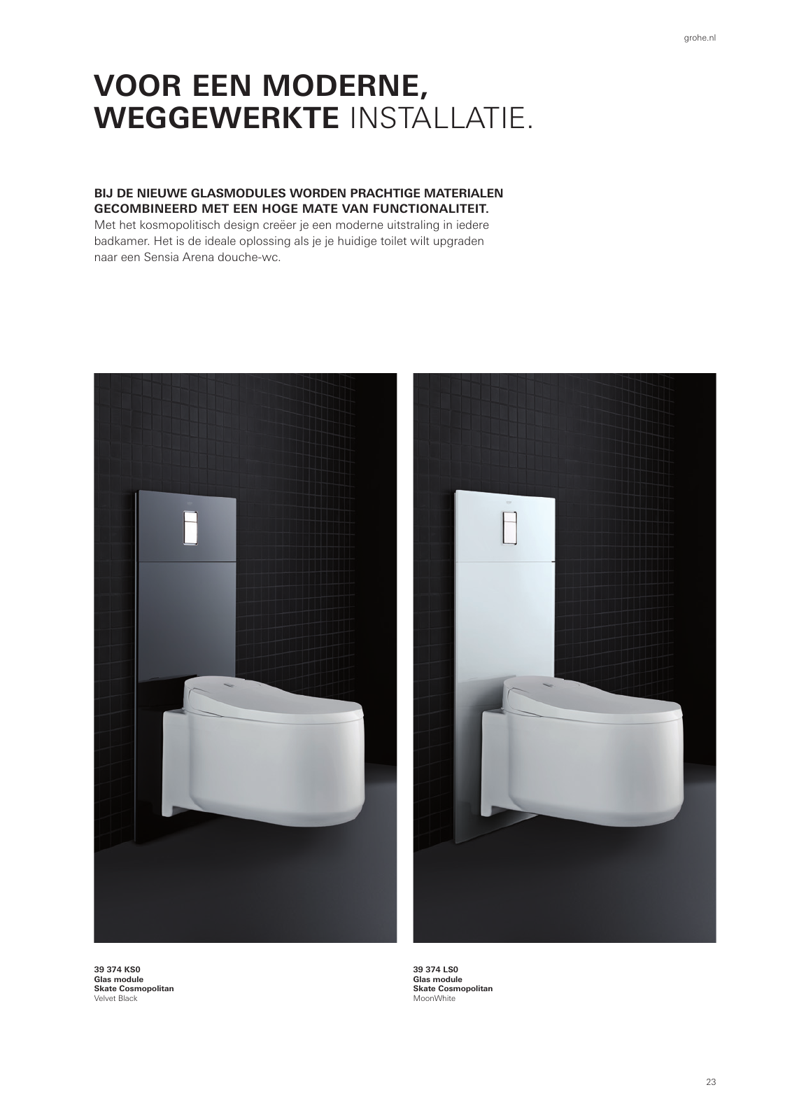 Vorschau GROHE-Sensia-Arena-Customer-Brochure_nl-nl Seite 23
