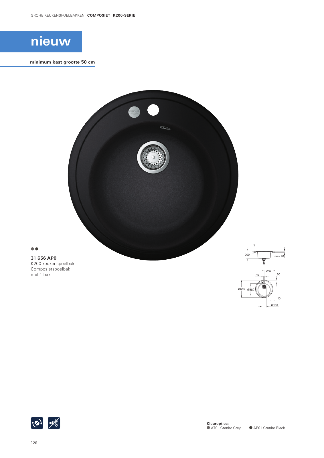 Vorschau Sinks-Brochure_nl-nl Seite 108