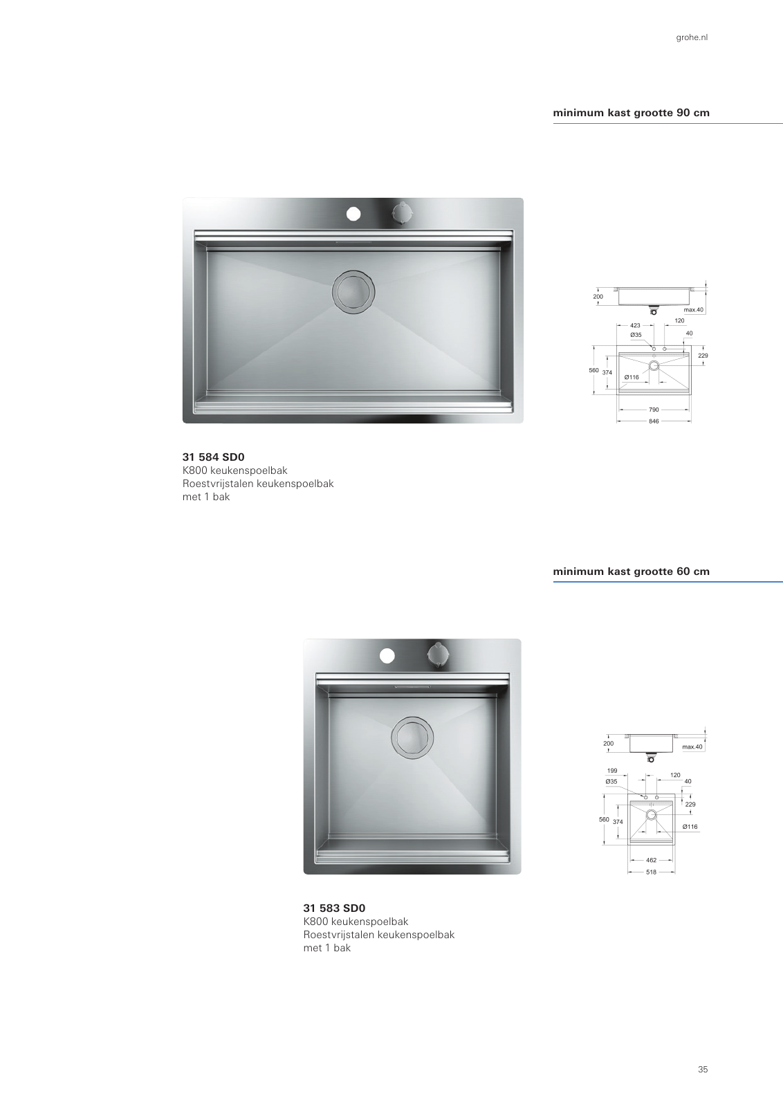 Vorschau Sinks-Brochure_nl-nl Seite 35