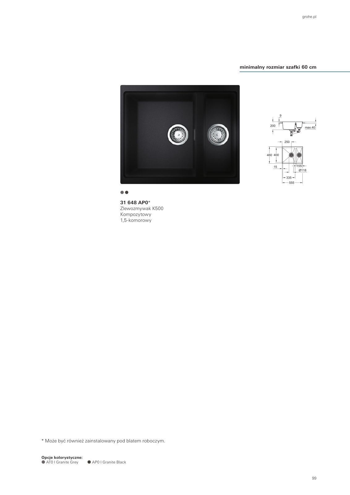 Vorschau Sinks-Brochure_pl-pl Seite 99
