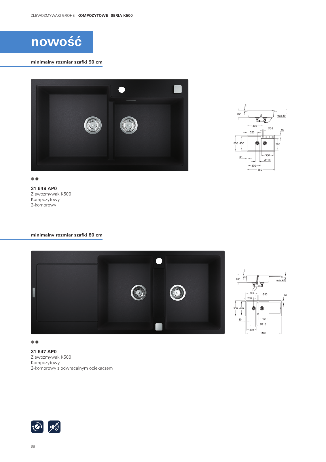 Vorschau Sinks-Brochure_pl-pl Seite 98