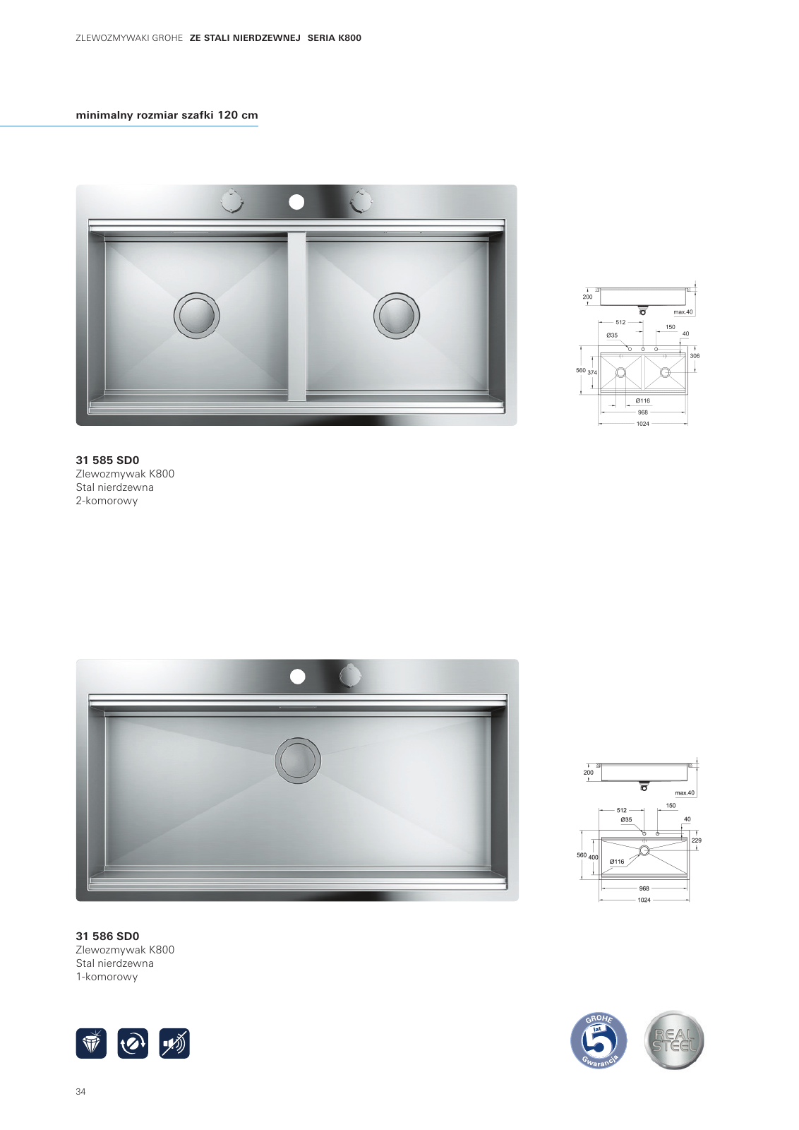 Vorschau Sinks-Brochure_pl-pl Seite 34