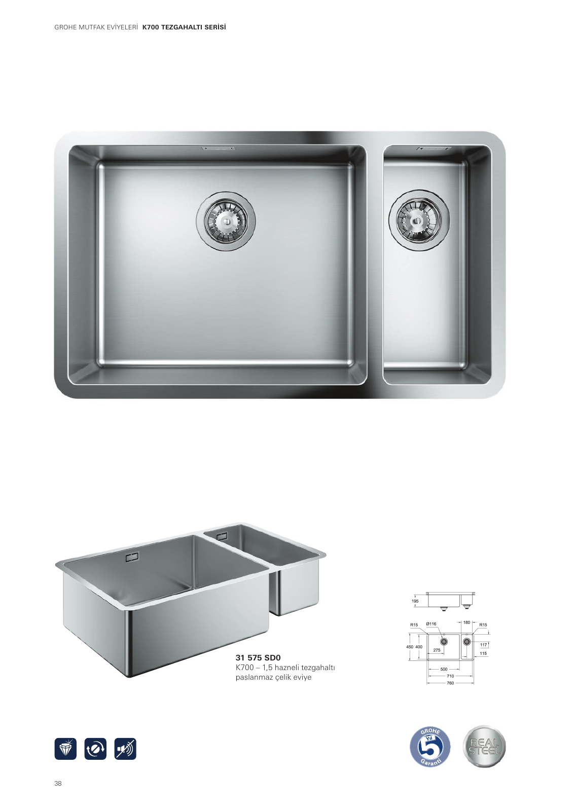 Vorschau Sinks-Brochure_tr-tr Seite 38