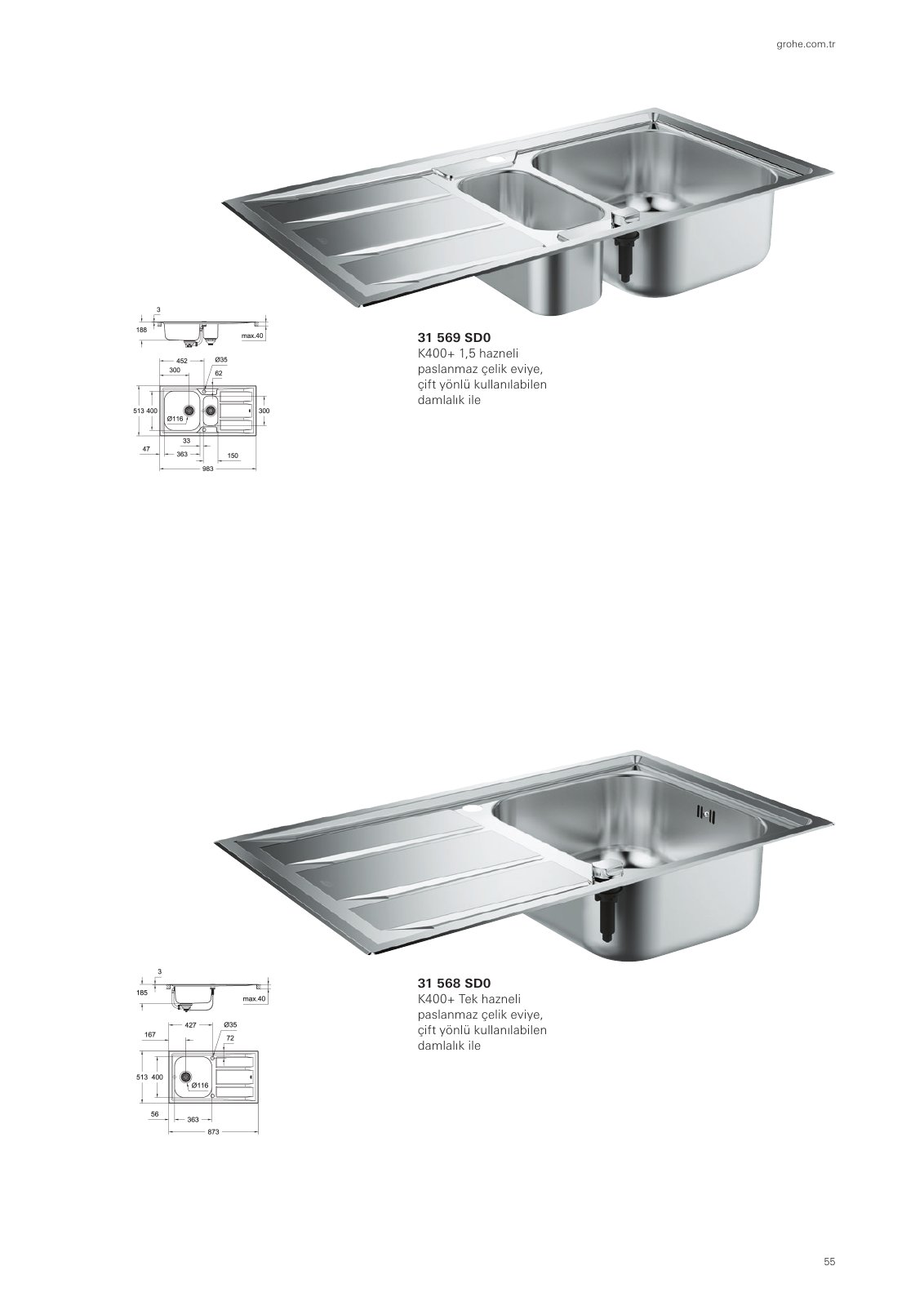 Vorschau Sinks-Brochure_tr-tr Seite 55