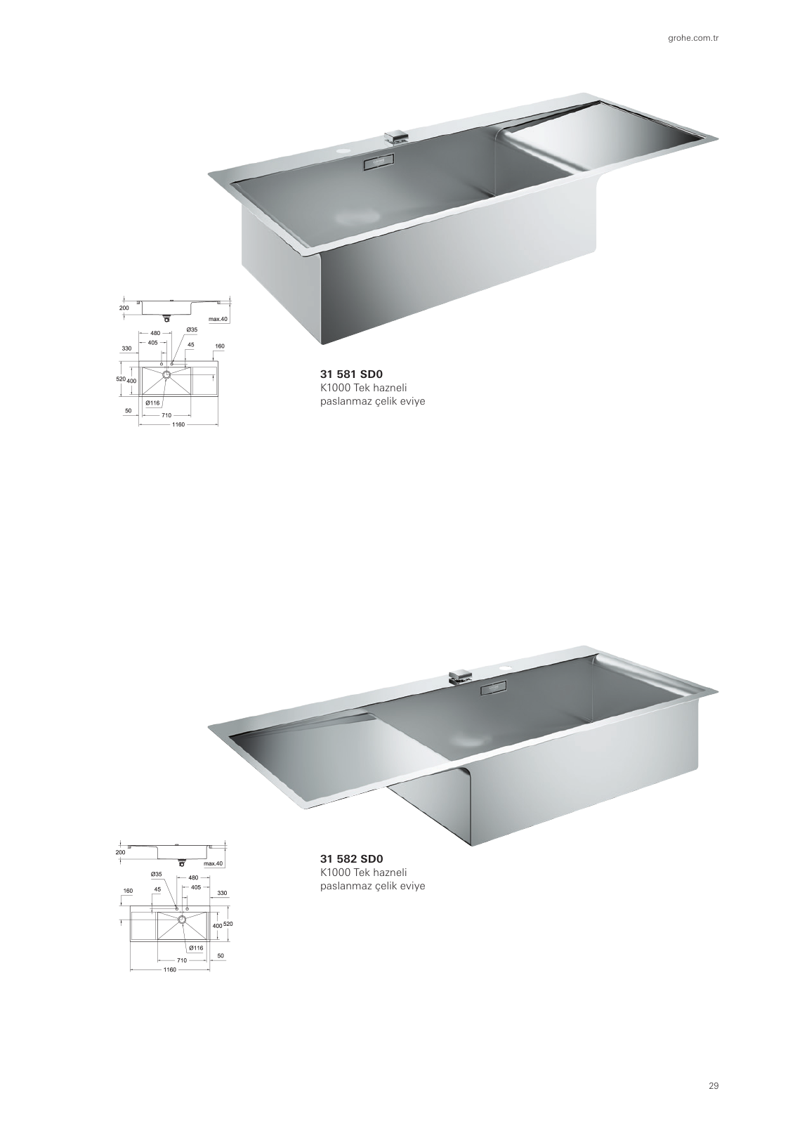 Vorschau Sinks-Brochure_tr-tr Seite 29